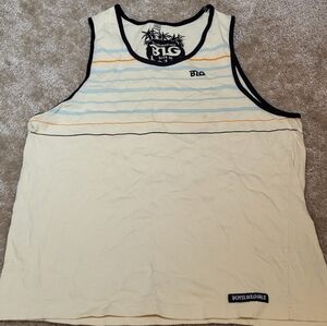 Boys Like Girls Striped Tank Top